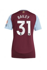 Aston Villa Leon Bailey #31 Jalkapallovaatteet Naisten Kotipaita 2024-25 Lyhythihainen